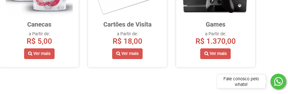 botão do whatsapp no meu site